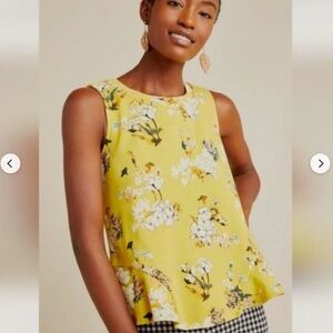 Anthropologie Eva Franco Peplum Top